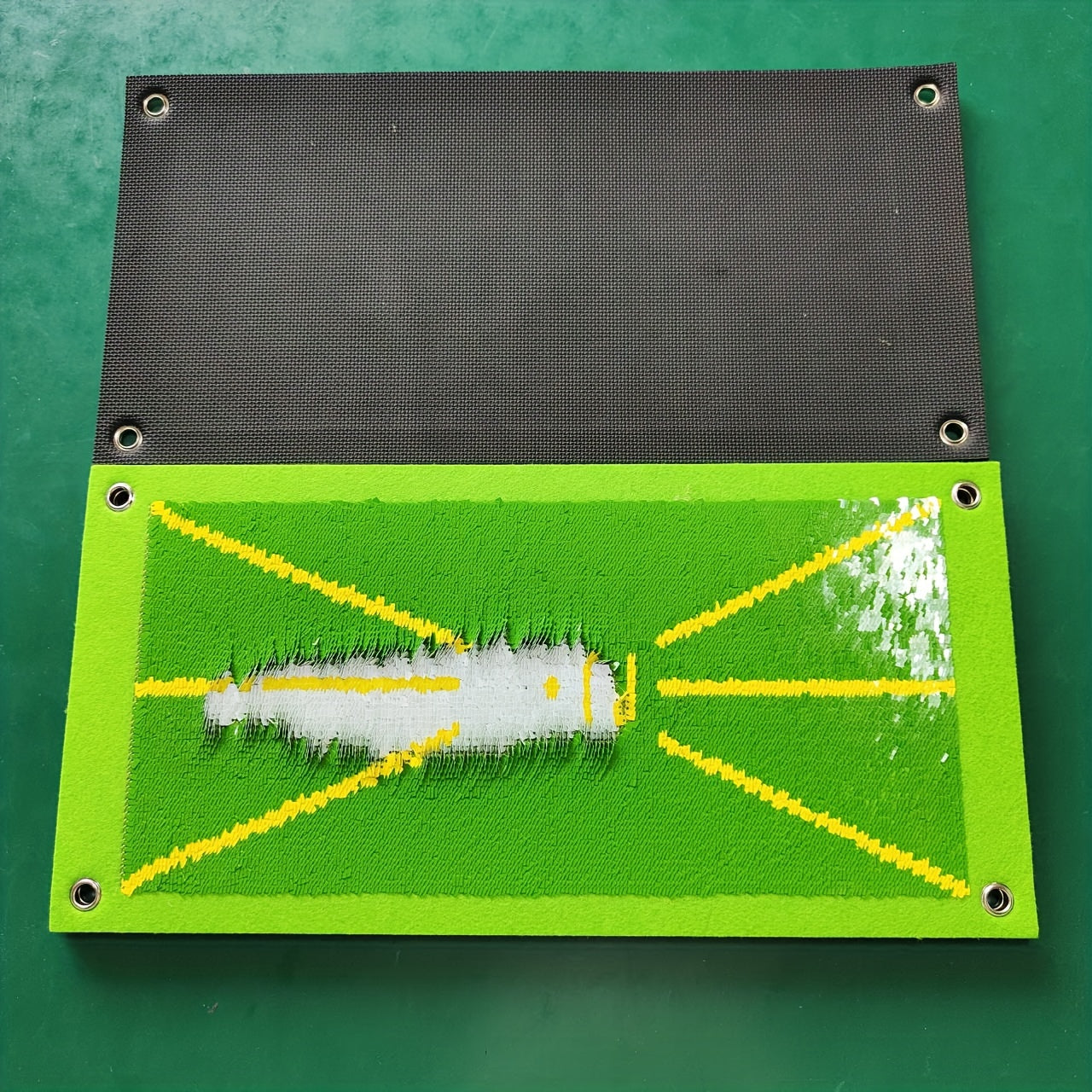 Swing Detection Golf Training Mat with Practice for Improved Swing