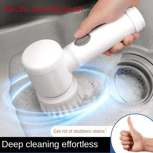 Cordless Electric Spin Scrubber (5 Brush Heads)