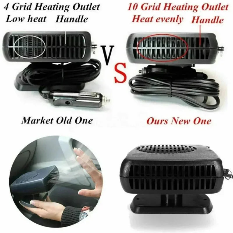 Multifunctional Portable Electric Car Heater Defroster Demister Windshield Defroster