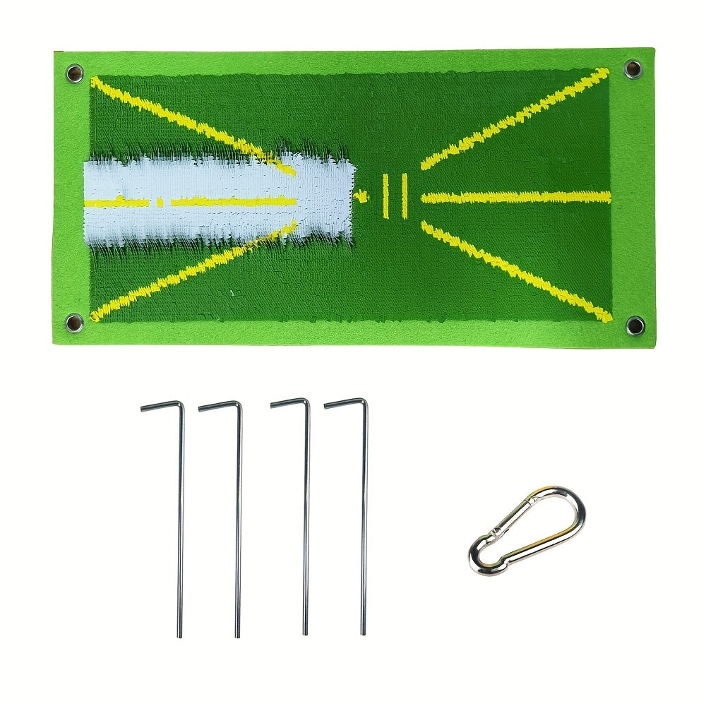 Swing Detection Golf Training Mat with Practice for Improved Swing