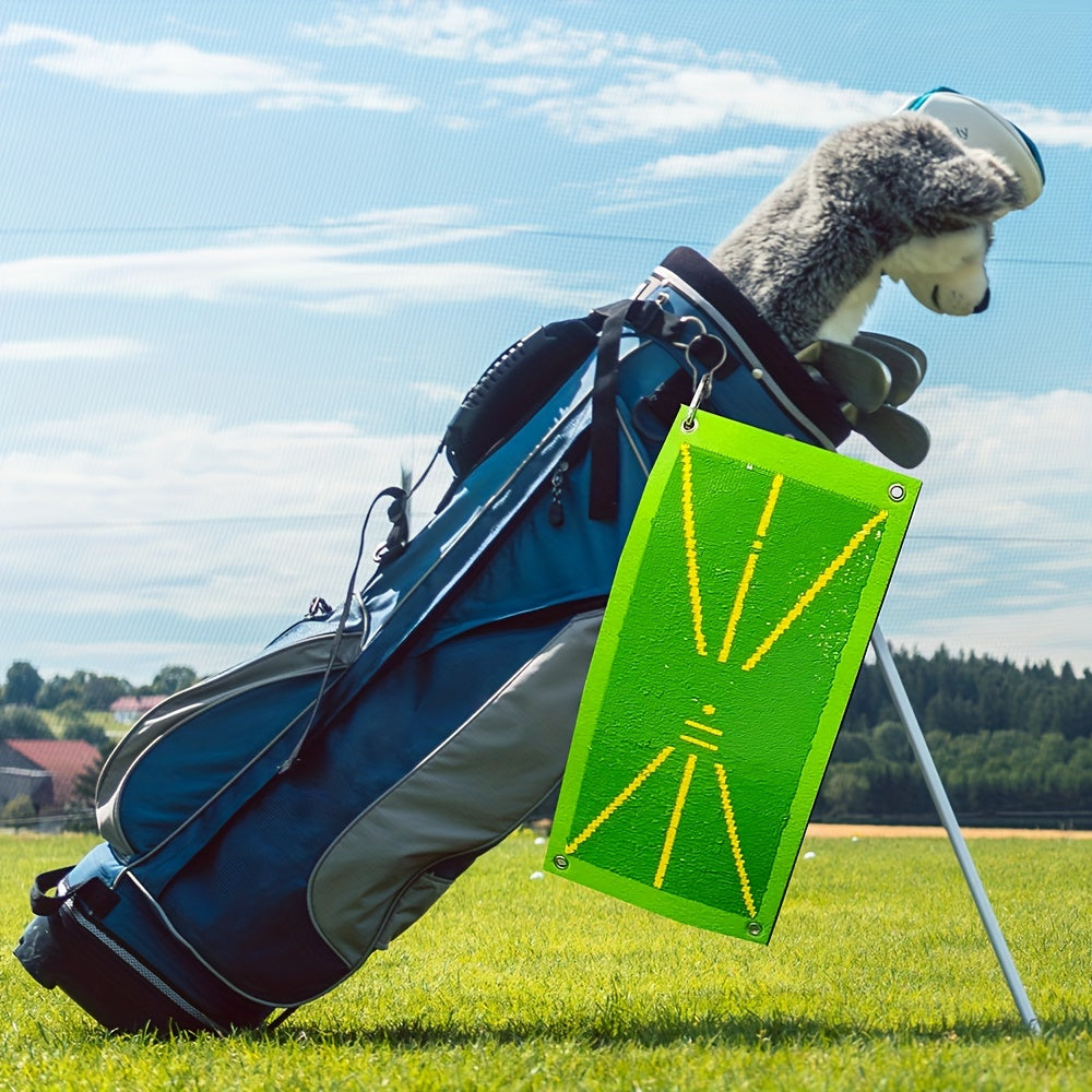 Swing Detection Golf Training Mat with Practice for Improved Swing
